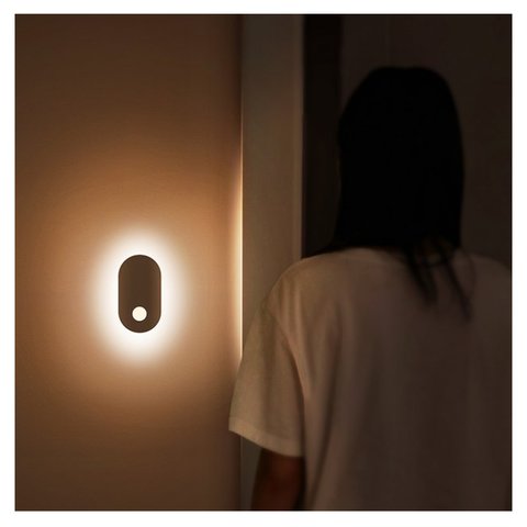 Нічник Baseus Sunshine series Entrance light, білий, пластик, з тримачем, з датчиком руху, з кабелем, #DGSUN-RA02 Прев'ю 1