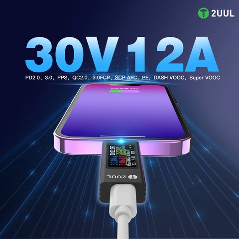 USB-тестер 2UUL PW21, 2xUSB тип-C Прев'ю 1