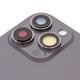 Housing Back Cover compatible with iPhone 13 Pro Max, (gray, with camera lens, Graphite, small hole) Preview 1