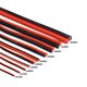 Wire In Silicone Insulation 2x26AWG, (0,16 мм², 1 m, red, black, UL3135) Preview 1