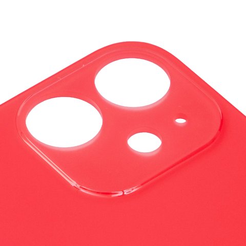 Задняя панель корпуса для iPhone 12 mini, красная, не нужно снимать стекло камеры, Original (PRC), big hole Превью 1