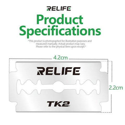 Glue Removing Blade RELIFE TK2, (10 pc.) Preview 2