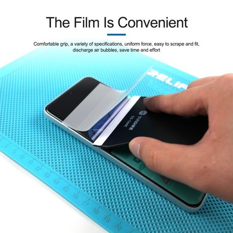 Espátula Sunshine SS-064E, para pegar películas, 79 mm, plástico, negro Vista previa  3