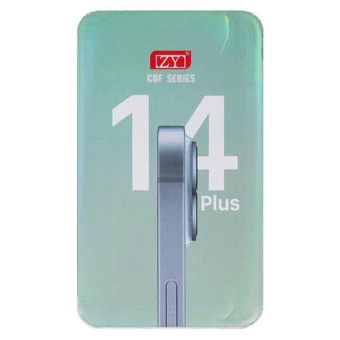 Pantalla LCD puede usarse con iPhone 14 Plus, negro, con marco, AAA, (TFT), ZY, LTPS FHD Vista previa  1