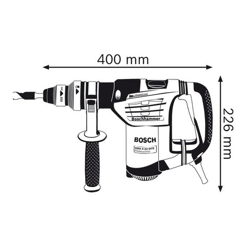 Перфоратор професійний Bosch GBH 4-32 DFR Прев'ю 2