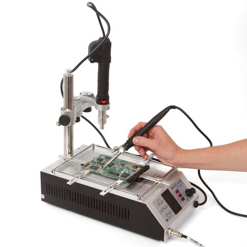 Термоповітряний ремонтний комплекс з ІЧ переднагрівачем AOYUE Int866 Прев'ю 1