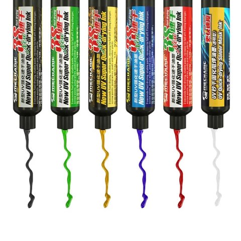 Паяльна маска Mechanic SU3, біла, 10 мл, ультрафіолетова Прев'ю 1