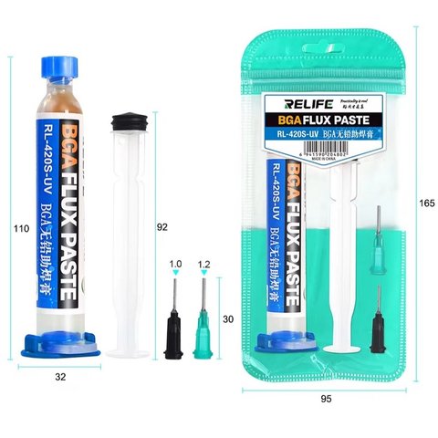 Флюс-паста RELIFE RL-420S-UV, 10 мл Прев'ю 1