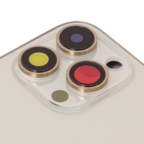 Корпус для iPhone 14 Pro Max, золотистый, с держателем SIM-карты, с боковыми кнопками, Original (PRC), EU Version, gold Превью 1