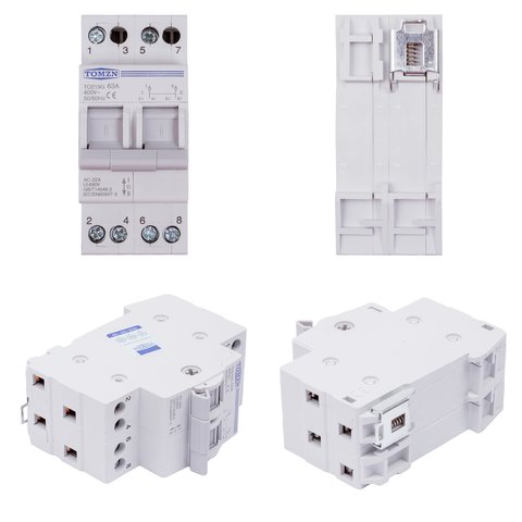 Автомат ввода резерва TOMZN TO219G, 2P, 400 В, 63A, MTS, трипозиційний Превью 1
