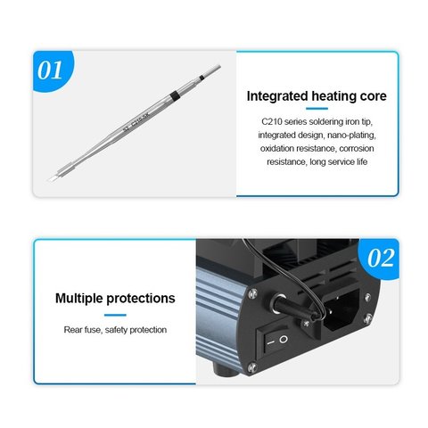 Паяльна станція Sunshine S2, цифрова, 40 Вт Прев'ю 11