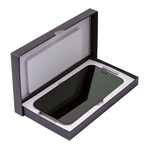 Дисплей для iPhone 16 Pro, черный, с рамкой, HC, без микросхемы, (OLED), GX OEM hard Превью 2