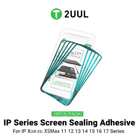 Стікер дисплея 2UUL SA17P для Apple iPhone 17 Pro, 5 шт., adhesive Прев'ю 1