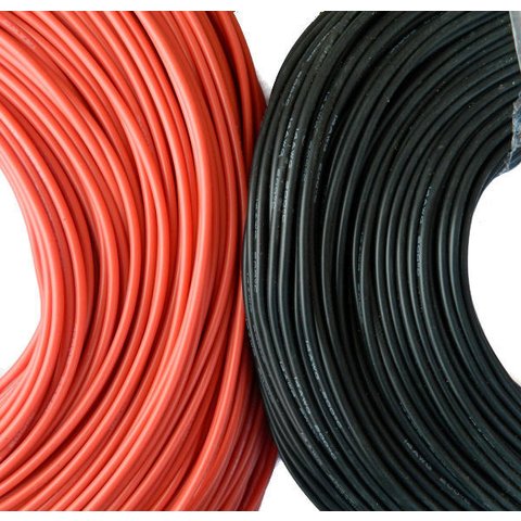Провод в силиконовой изоляции 24AWG, 0,2 мм², 1 м, черный Превью 1
