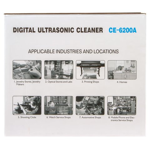 Ультразвукова ванна Jeken (Codyson) CE-6200A Прев'ю 10