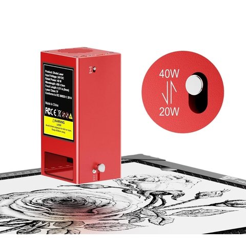 Лазерно-гравировальный станок TwoTrees TS2-40W Max Превью 6