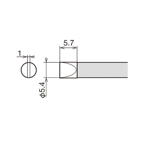 Soldering Iron Tip GOOT RX-80HRT-5.4D Preview 1